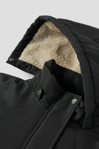 Jasje met Capuchon - Zwart - Name It Kids