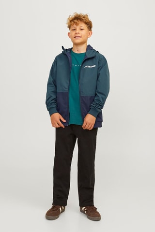 Chaqueta con capucha - Azul