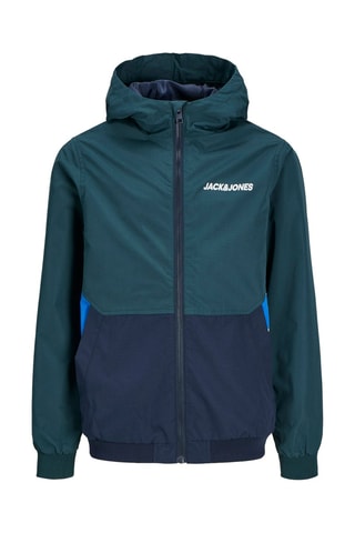 Chaqueta con capucha - Azul