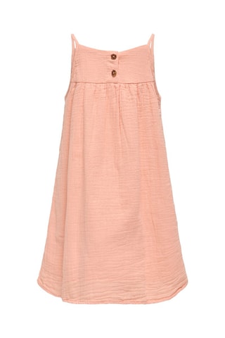 Vestido em algodão biológico - Salmão - Kids Only