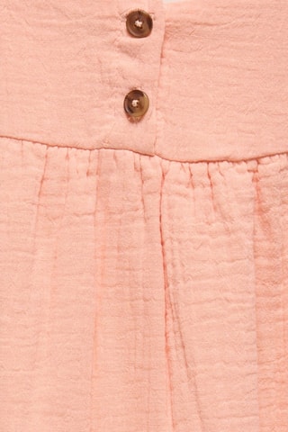 Vestido em algodão biológico - Salmão - Kids Only