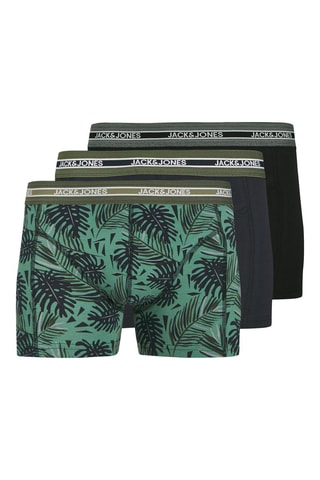 3 boxers de banho - Preto e verde - Jack & Jones Junior