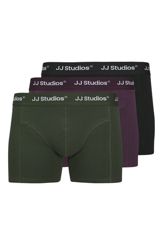 3 boxers de banho - Caqui e violeta - Jack & Jones Junior