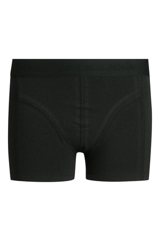 5 boxers em algodão biológico - Preto - Jack & Jones Junior
