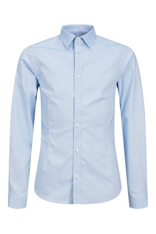 Camisa em algodão biológico - Azul-celeste - Jack & Jones Junior