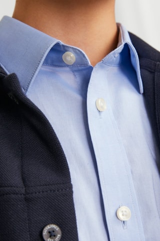 Camisa em algodão biológico - Azul-celeste - Jack & Jones Junior