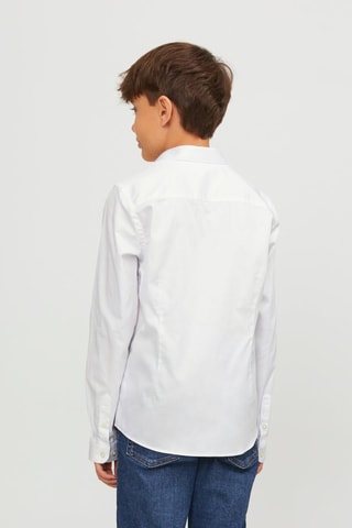 Camisa em algodão biológico - Branco - Jack & Jones Junior