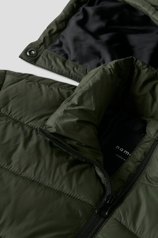 Blusão com capuz - Caqui - Name It Kids