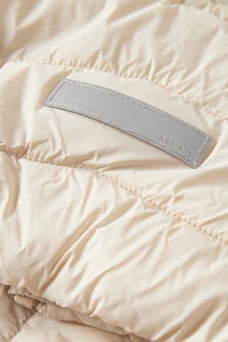 Gewatteerde jas met capuchon - Beige - Name It Kids