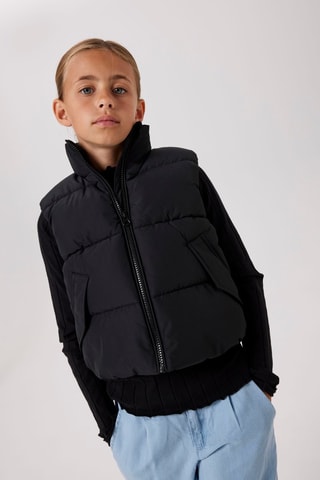 Bodywarmer Zwart - Name It Kids