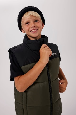 Colete acolchoado - Verde-escuro - Name It Kids