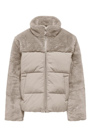 Gewatteerde Jas - Beige