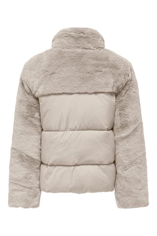 Gewatteerde Jas - Beige