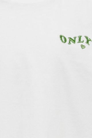 T-shirt em algodão biológico - Branco - Kids Only Girl