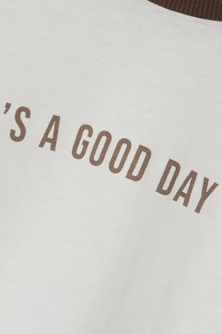 T-shirt em algodão biológico - Branco - Name It Kids