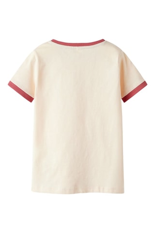 T-shirt em algodão biológico - Bege - Name It Kids