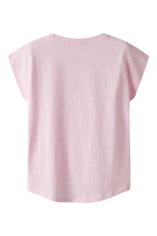 T-shirt em algodão biológico - Rosa claro - Name It