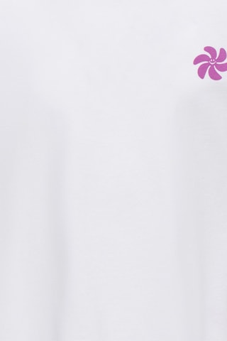 T-shirt em algodão biológico - Branco - Kids Only Girl