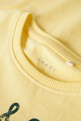T-shirt em algodão biológico - Amarelo - Name It