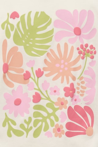 T-shirt em algodão biológico - Cru - Kids Mini