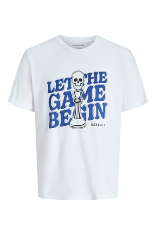 T-shirt - Wit - Jack & Jones Junior