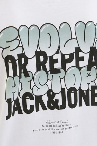 T-shirt - Branco - Jack & Jones Junior