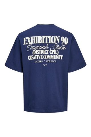 T-shirt relaxed - Azul-marinho - Jack & Jones Junior