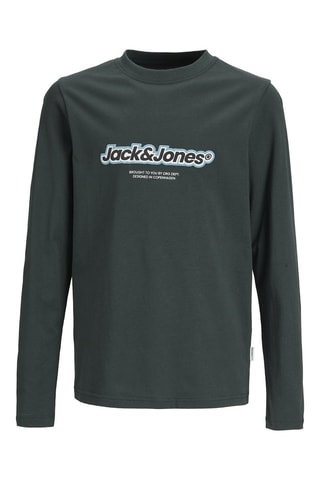 T-shirt regular - Verde-escuro - Jack & Jones Junior