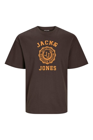 T-shirt regular - Castanho-escuro - Jack & Jones Junior