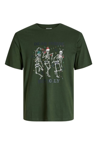 T-shirt regular - Verde-escuro - Jack & Jones Junior