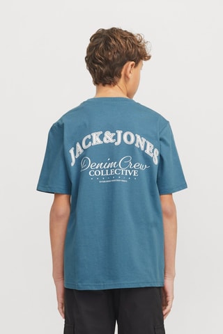 T-shirt relaxed - Azul-petróleo - Jack & Jones Junior