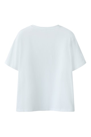 T-shirt em algodão biológico - Branco - Name It Kids