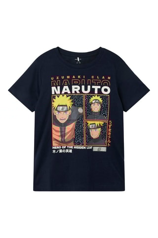 T-shirt Naruto Shippuden - Azul-escuro - Name It Kids