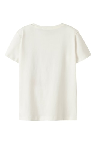 T-shirt em algodão biológico - Branco - Name It Kids