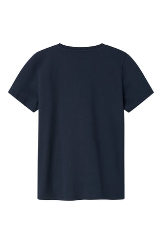 T-shirt em algodão biológico - Azul-marinho - Name It Kids