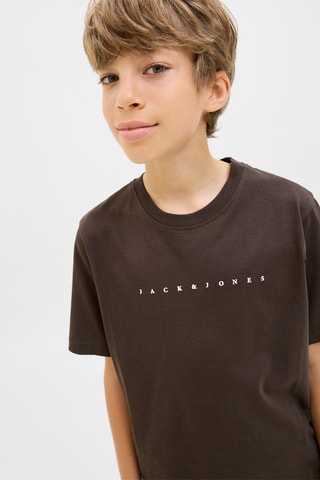 T-shirt - Castanho-escuro - Jack & Jones Junior