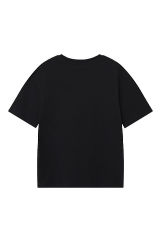 T-shirt de algodão biológico - Preto