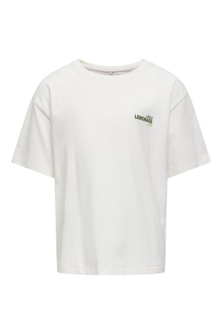 Camiseta de algodón orgánico - Blanco - Kids Only Girl