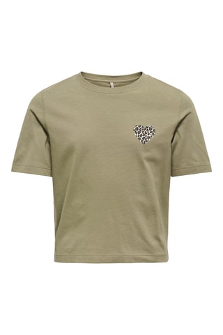 Camiseta - Caqui - Kids Only Girl