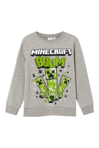 Sudadera - Gris jaspeado - Name It Kids