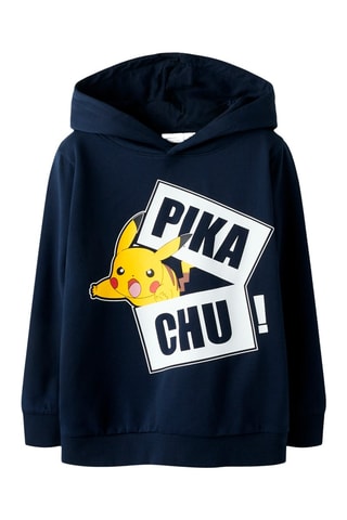 Sudadera con capucha Pikachu Pokémon - Azul marino - Name It Kids