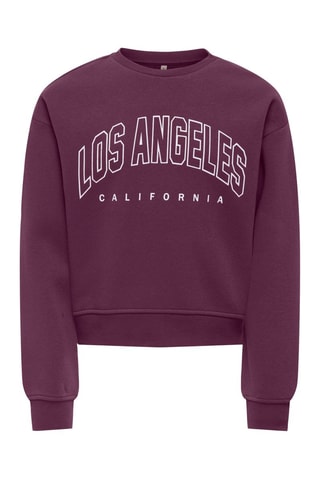 Sweat - Bordô - Kids Only Girl