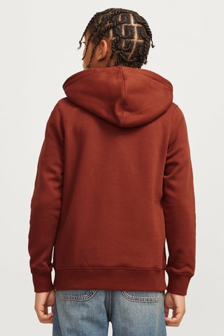 Sudadera con capucha - Rojo teja - Jack & Jones Junior