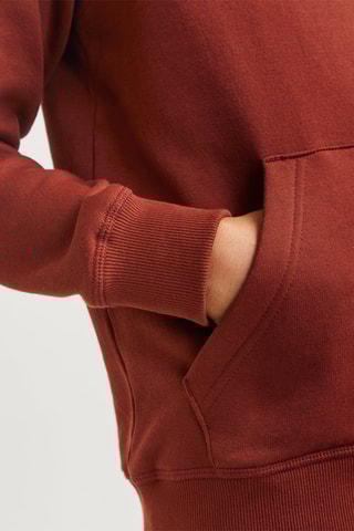 Sudadera con capucha - Rojo teja - Jack & Jones Junior