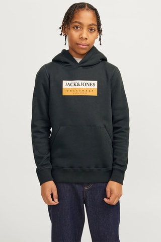 Sudadera con capucha - Verde oscuro - Jack & Jones Junior