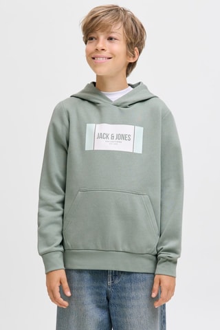 Sudadera con capucha - Verde agua - Jack & Jones Junior
