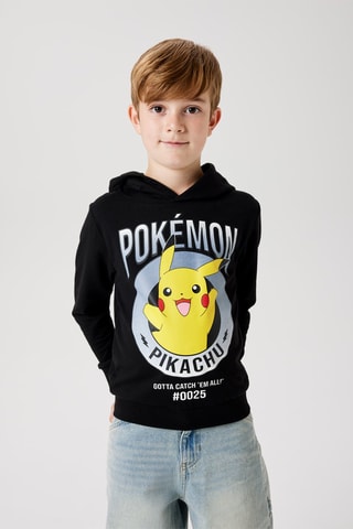 Sweat com capuz Pikachu Pokémon - Preto - Name It Kids