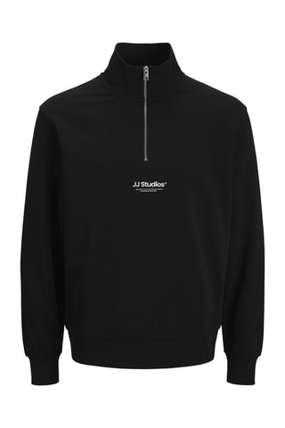 Sweat em algodão biológico - Preto - Jack & Jones Junior