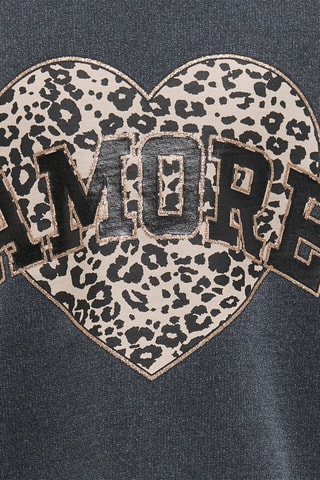 Sudadera - Antracita jaspeado - Kids Only Girl