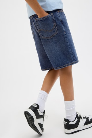 Calções de ganga loose - Azul- Jack & Jones Junior